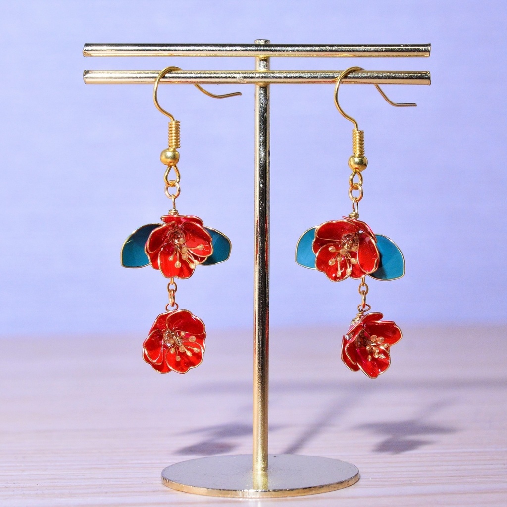 落椿のピアス*イヤリング