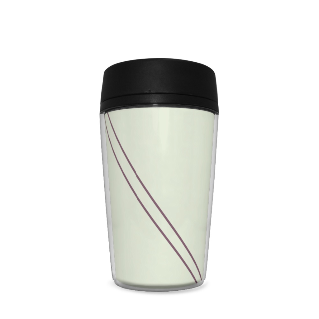 ココアでひとやすみ【グリーン・ななめ模様】タンブラー