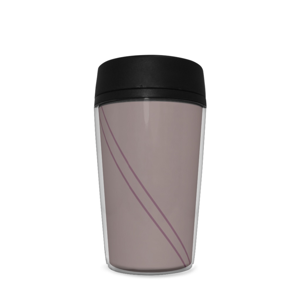 ココアでひとやすみ【ブラウン・ななめ模様】タンブラー