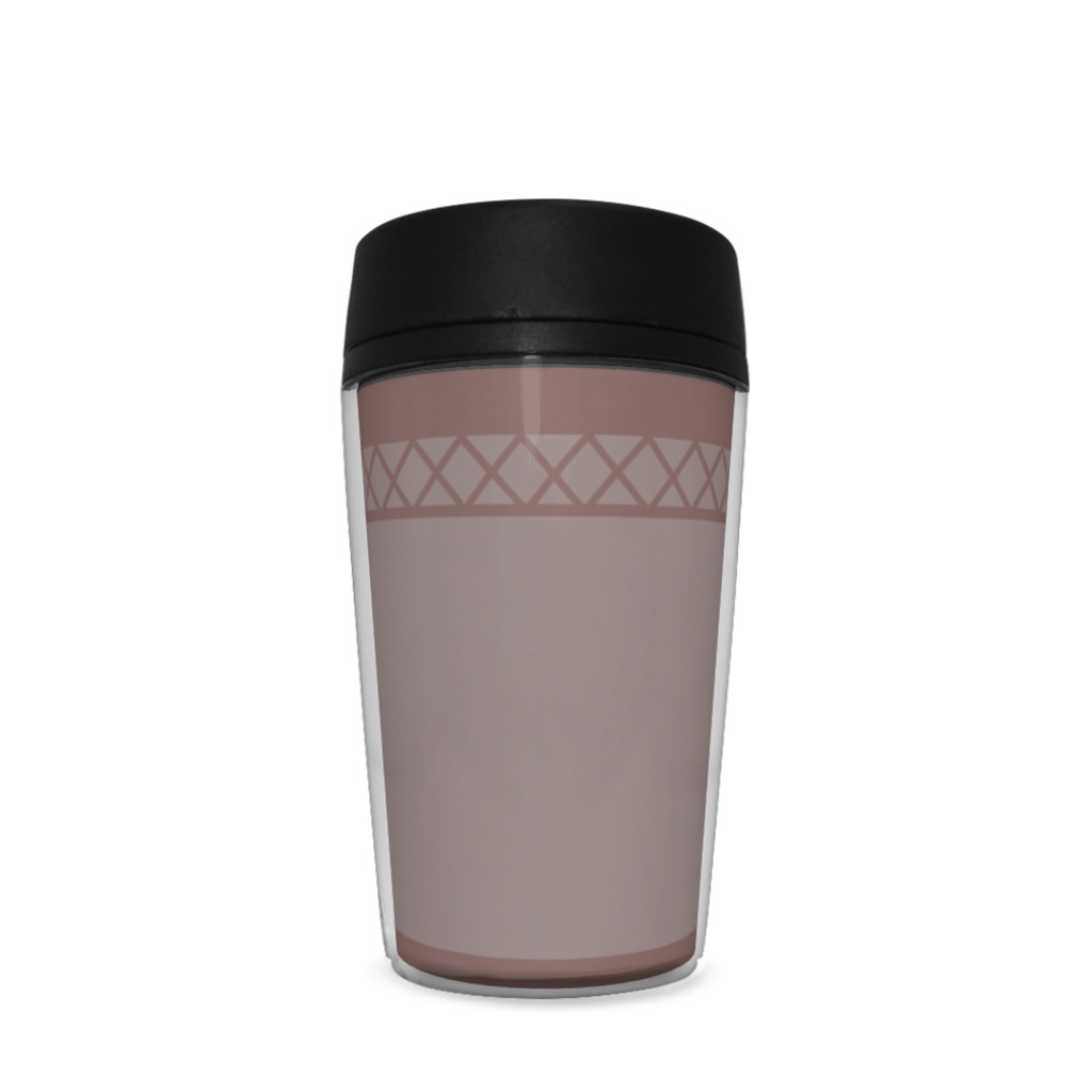 ココアでひとやすみ【ブラウン・ばってん模様】タンブラー