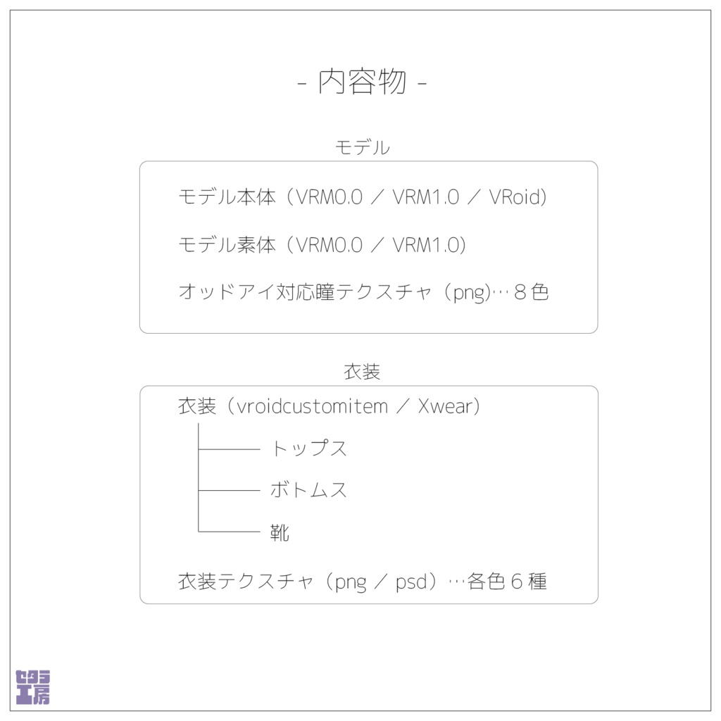 オリジナル3Dモデル 【霊知】