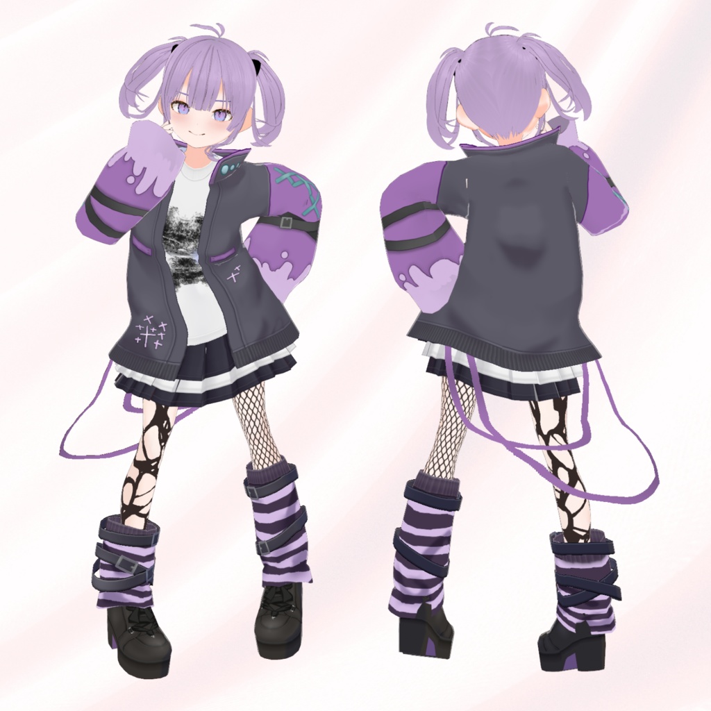 【VRoid衣装】【XWear対応】ネオ・パンクドリーム