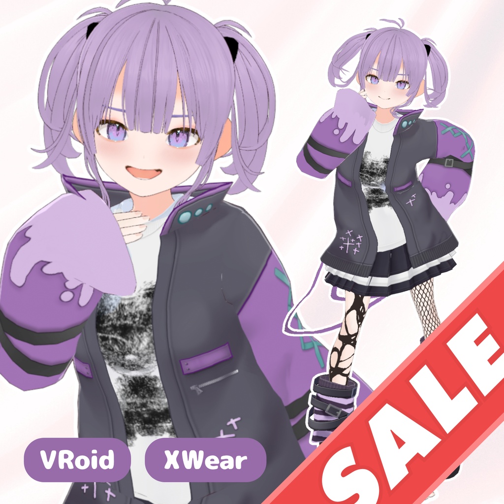 【VRoid衣装】【XWear対応】ネオ・パンクドリーム