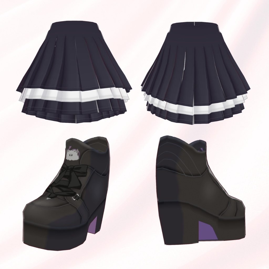 【VRoid衣装】【XWear対応】ネオ・パンクドリーム