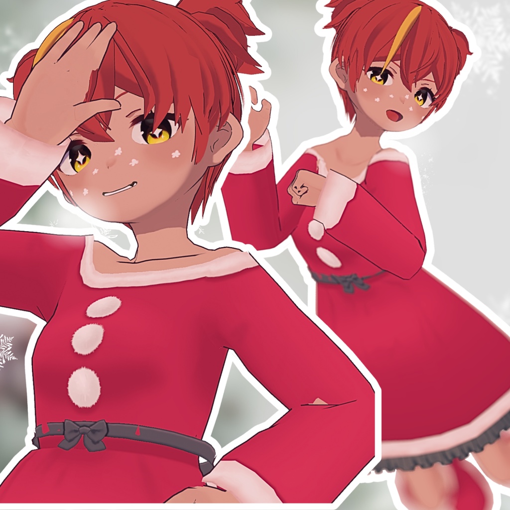 ホリデークリスマスワンピ