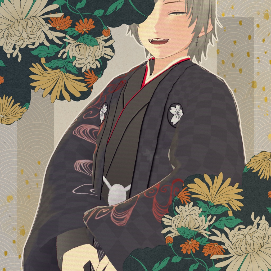 袴~流水~ 【VRoid衣装】【XWear対応】