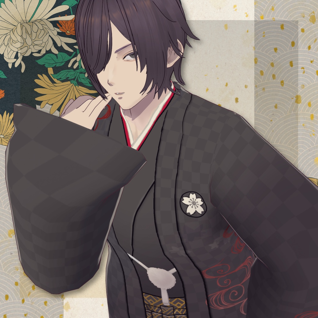 袴~流水~ 【VRoid衣装】【XWear対応】