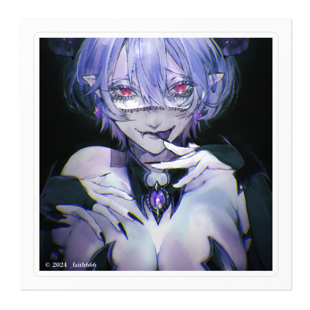 にゃこさま 絵画ver ステッカー