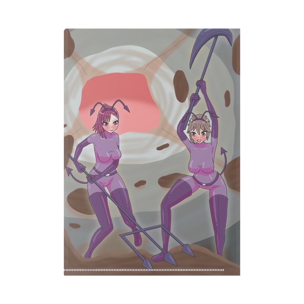 虫歯菌娘 クリアファイル