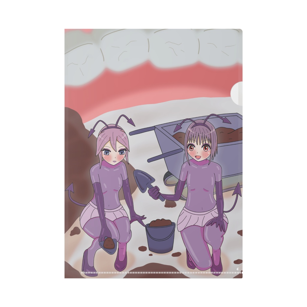 虫歯菌娘　クリアファイル