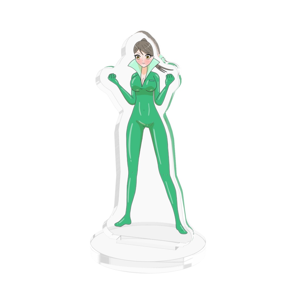 ミクロスーツ 女性被験体 アクリルフィギュア