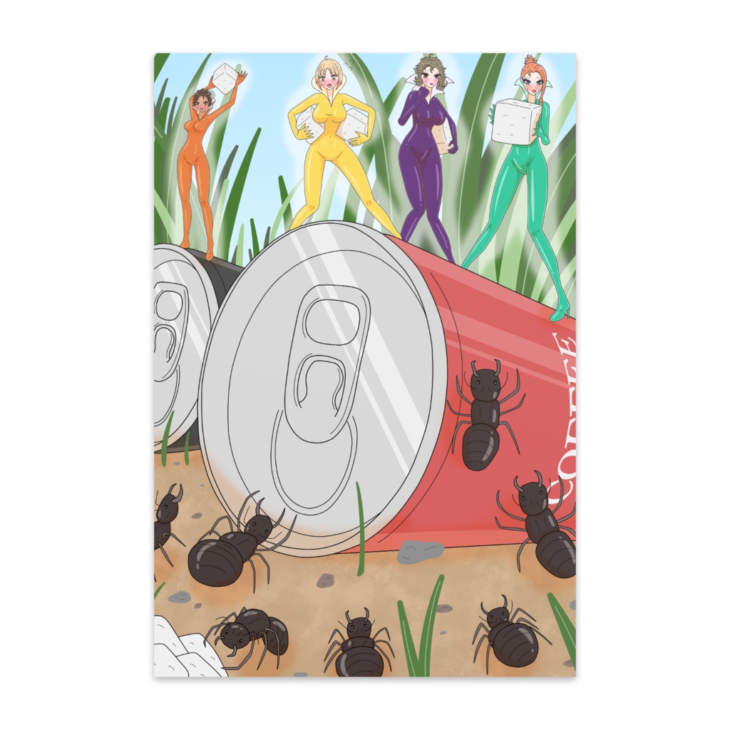 ミクロスーツ ポストカード