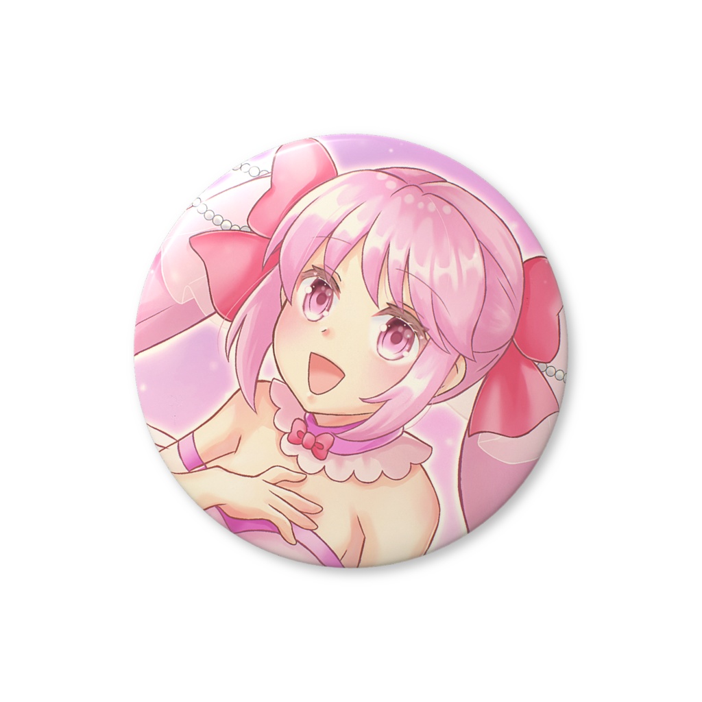 オリジナル人魚キャラ「フウカ」缶バッジ