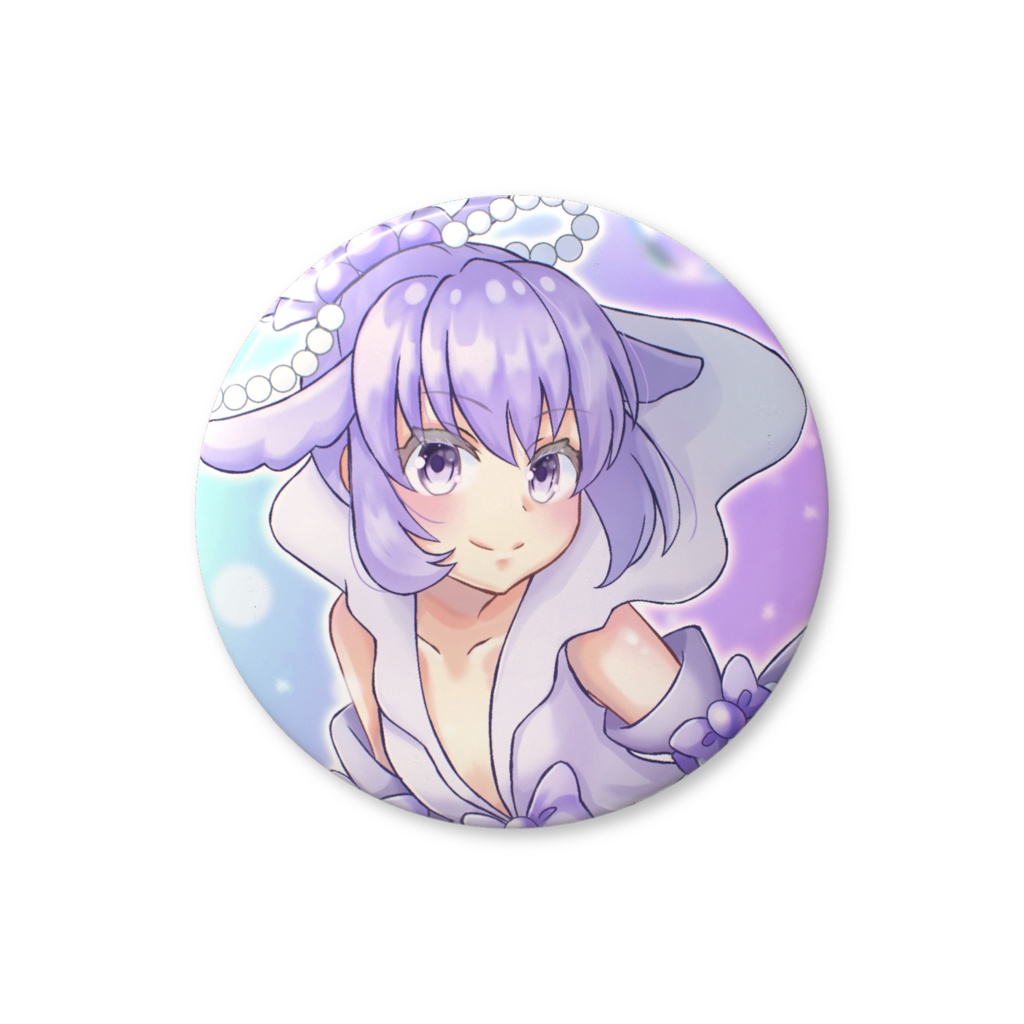 オリジナルキャラクターの人魚【ミノリ】の缶バッジ