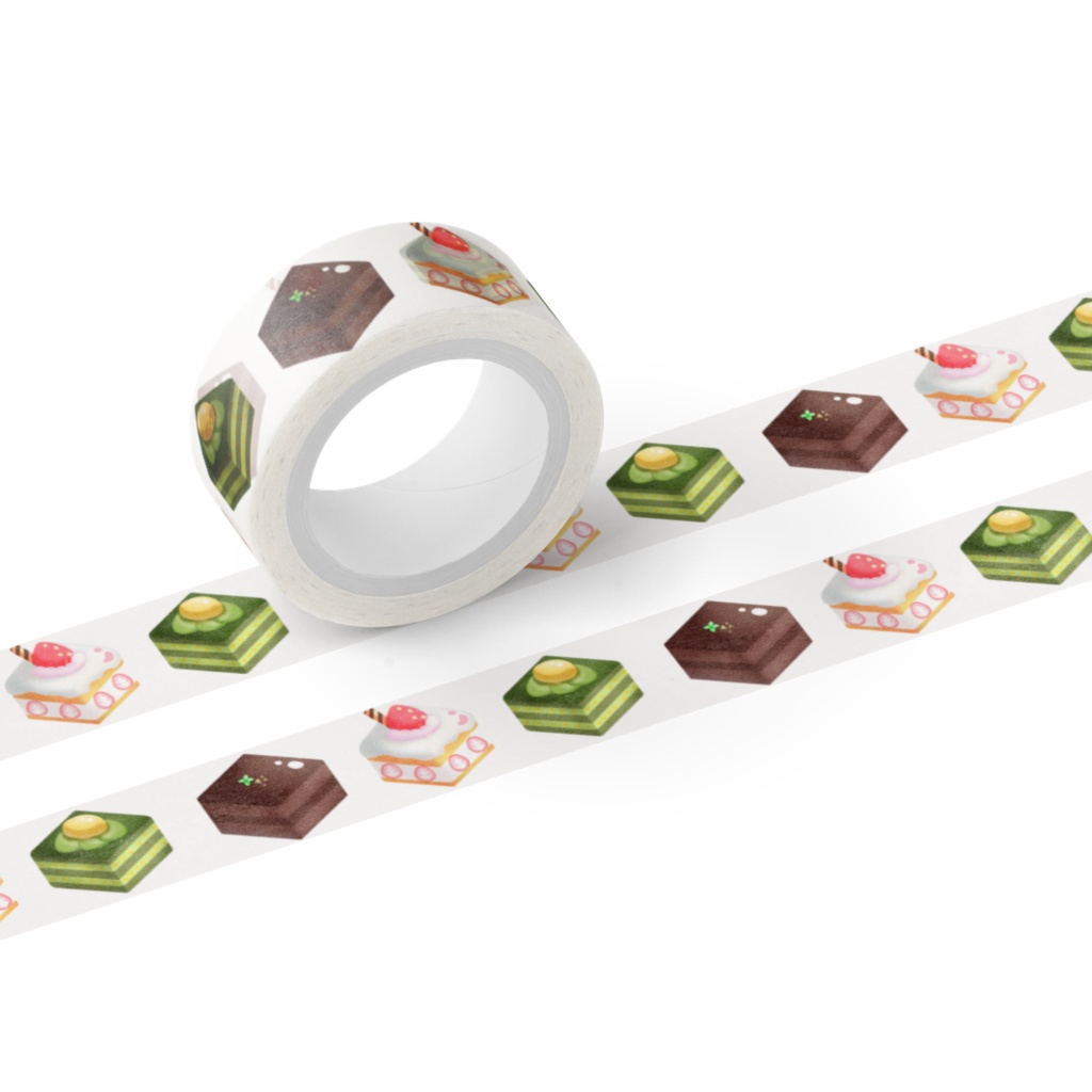 ケーキ柄マスキングテープ