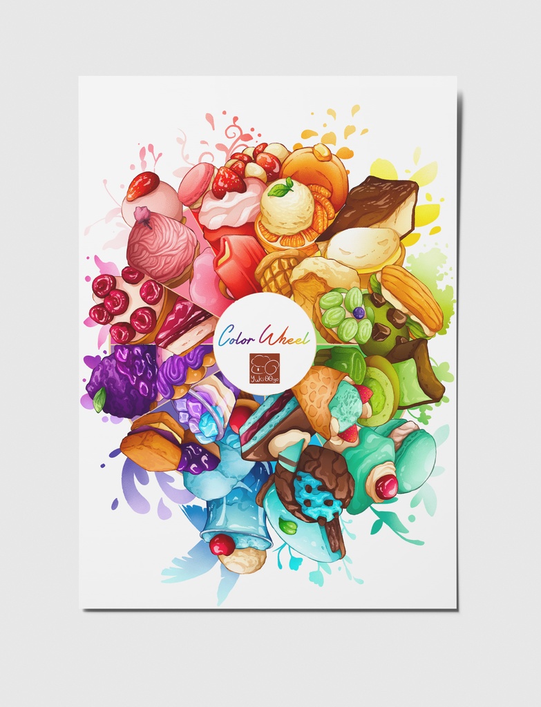 A4 Poster - Color Wheel