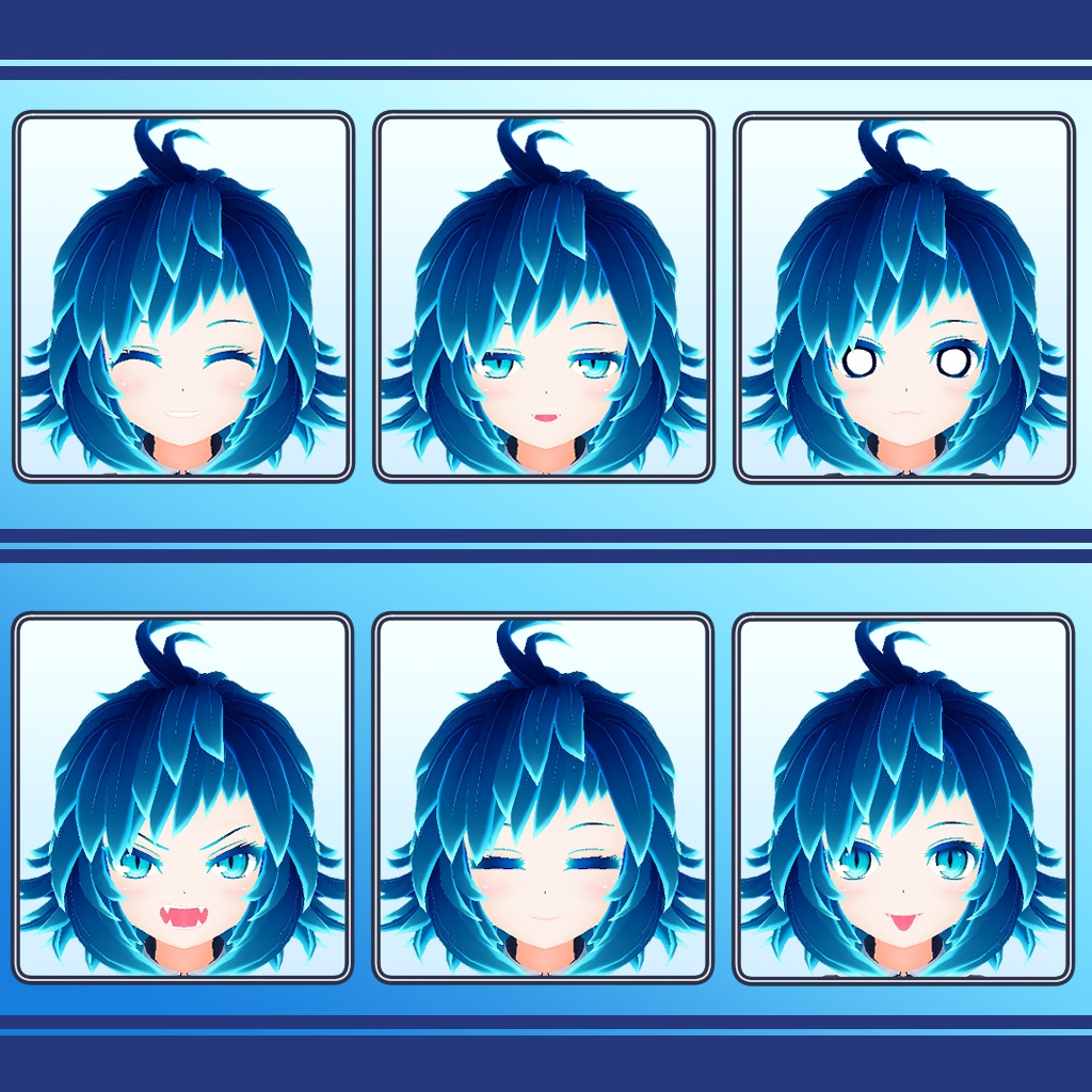 オリジナル3Dモデル:【ネノン】SD付きハーピーセット