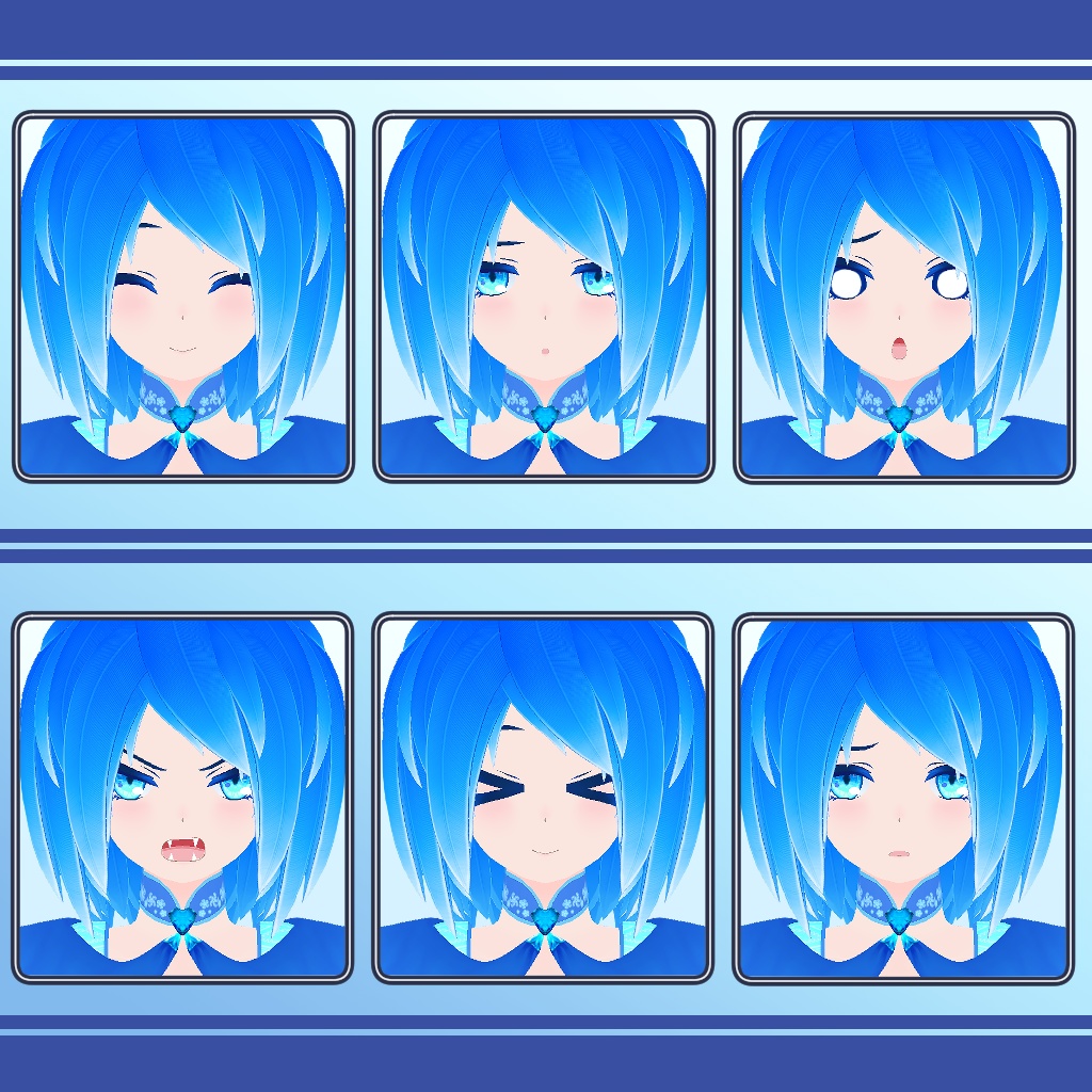 オリジナル3Dモデル:【ミルヌーヌ】SD付きハーピーセット