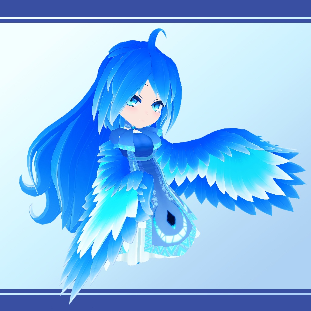 オリジナル3Dモデル:【ミルヌーヌ】SD付きハーピーセット