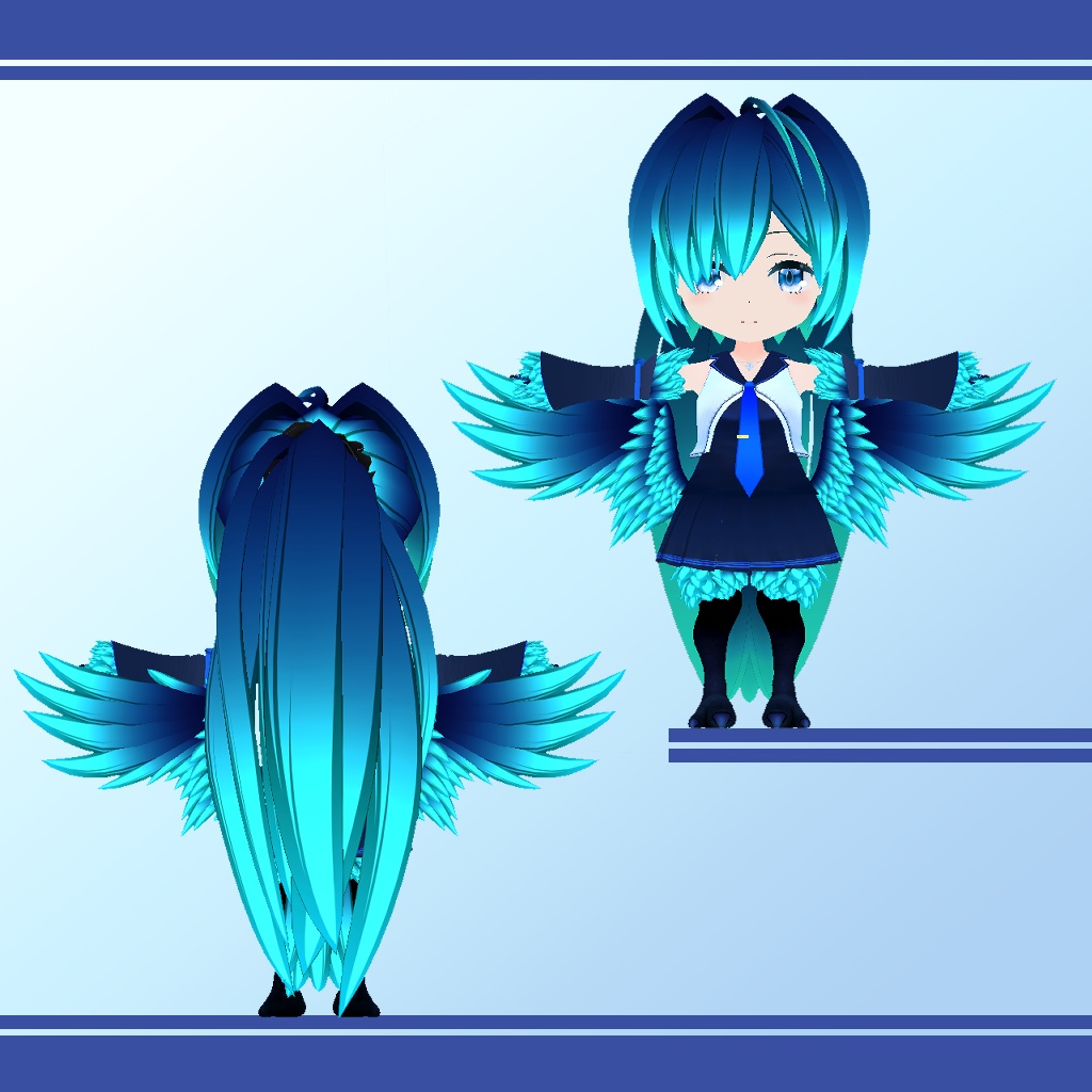 オリジナル3Dモデル:【ニフィパ(Nifipa)】SDセット