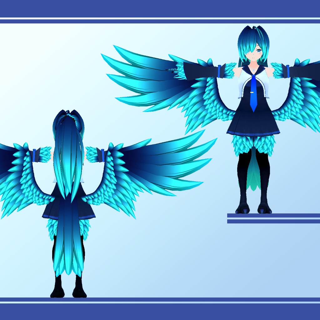 オリジナル3Dモデル:【ニフィパ(Nifipa)】SDセット