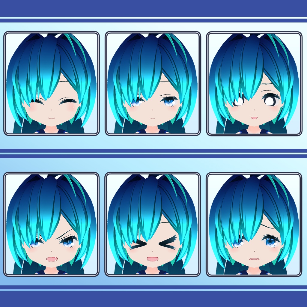 オリジナル3Dモデル:【ニフィパ(Nifipa)】SDセット