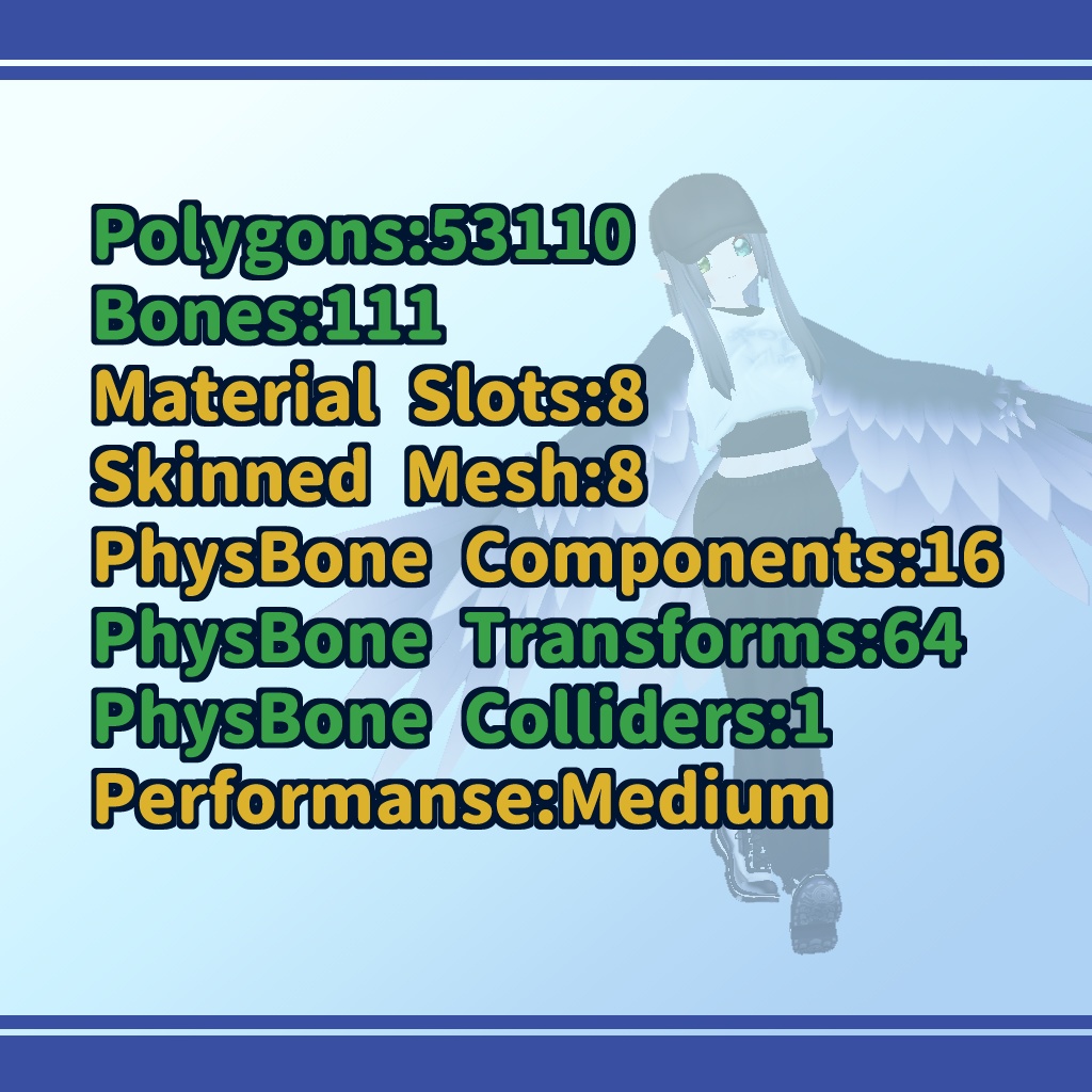 オリジナル3Dモデル:【Anra】(アンラ)