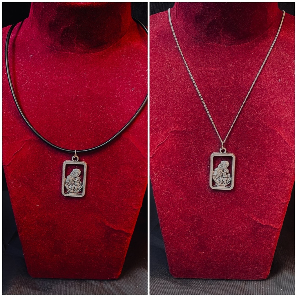 えるでんアクスタ&暗室の像イメージネックレス