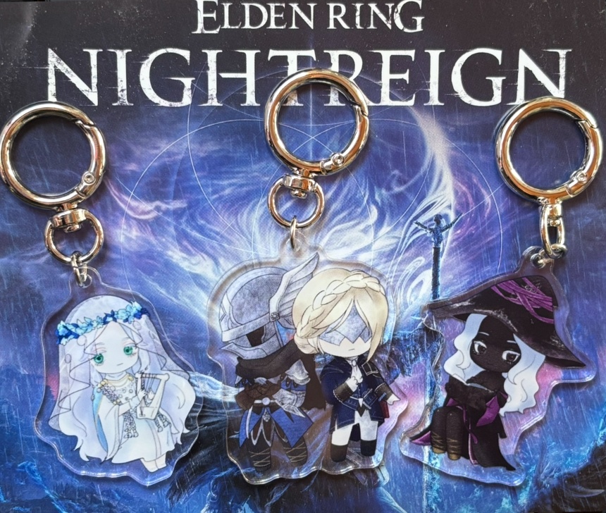 えるでんNewアクリルキーホルダー　ナイトレイン3種