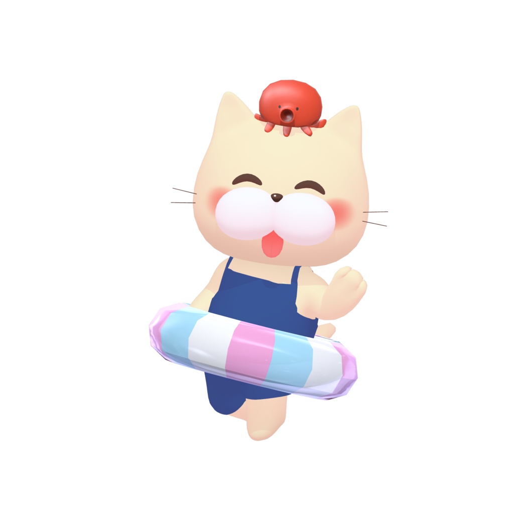 ペロ猫【海水浴】vrmアバター
