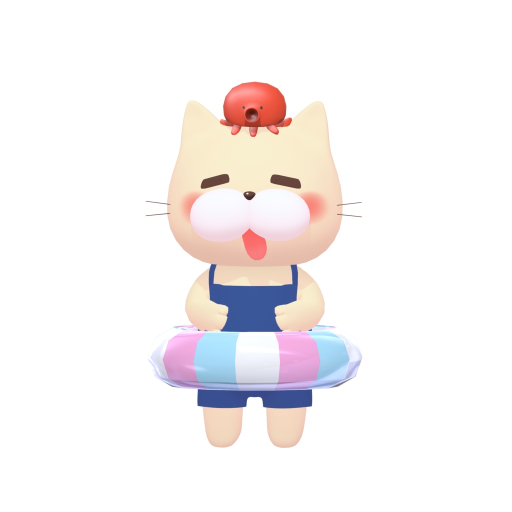 ペロ猫【海水浴】vrmアバター