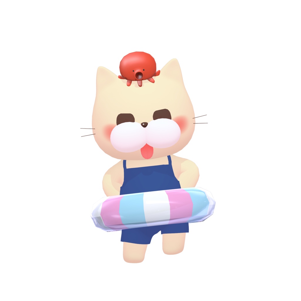 ペロ猫【海水浴】vrmアバター