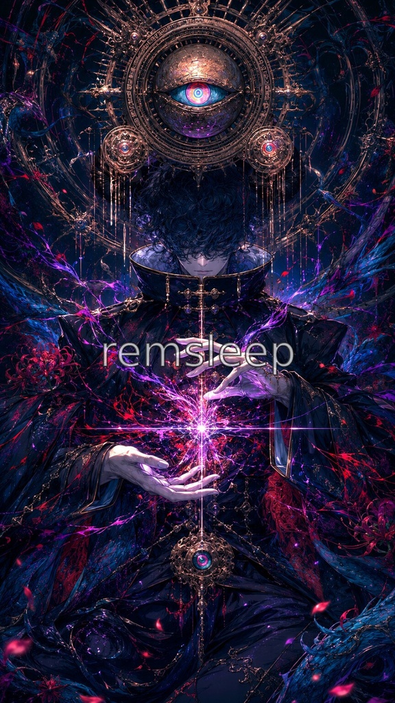 開眼の儀|Rite of Awakening|Dark Fantasy Digital Art