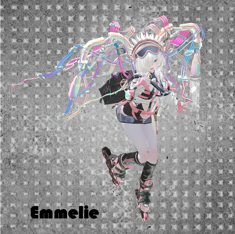 【VRCHAT】飛行用主翼拡張ユニット:TEK MEC(アニメーション付翼)