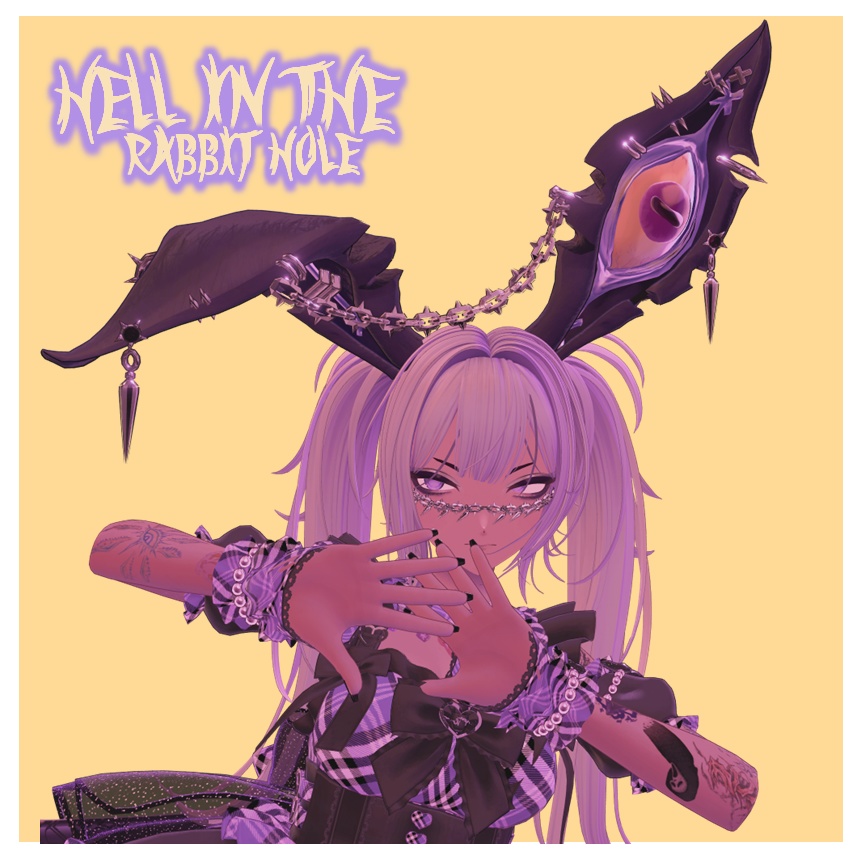 【VRCHAT】🐰 地獄聶眼 🐰(アニメーション付うさ耳)