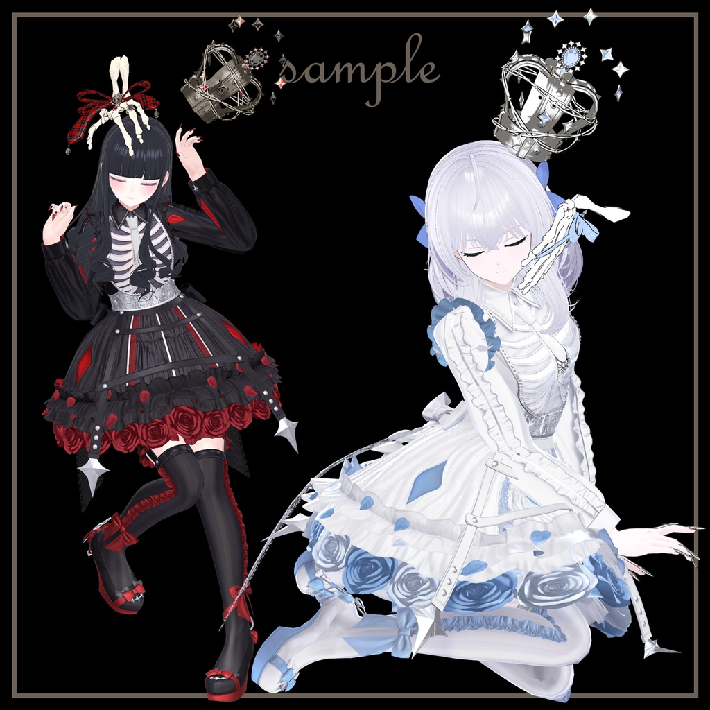 【VRCHAT】👑H1 F1VE👑(アニメーション付き王冠アクセサリー)