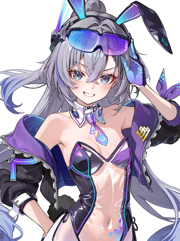 【アクリルフィギュア】 銀狼LV.999 × バニーガールver.