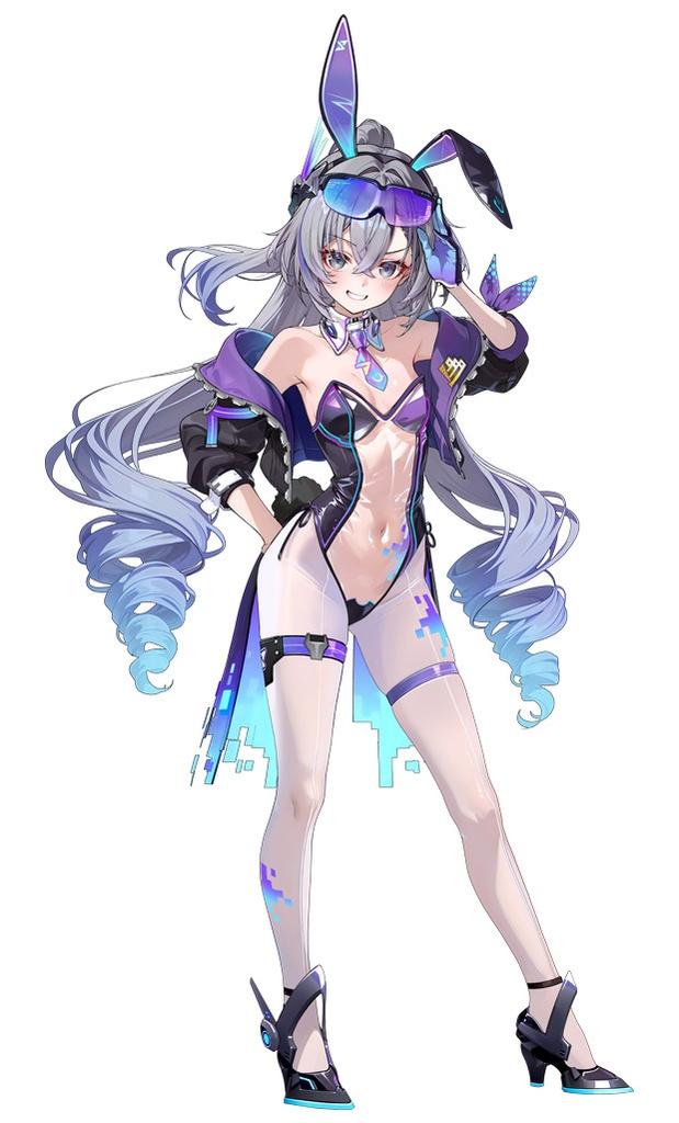 【アクリルフィギュア】 銀狼LV.999 × バニーガールver.