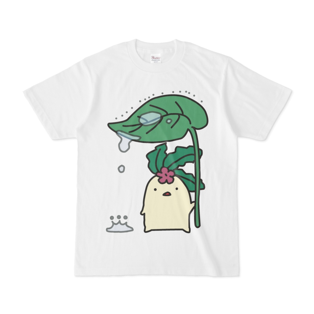 マンドラゴラちゃん　葉っぱの傘　Tシャツ