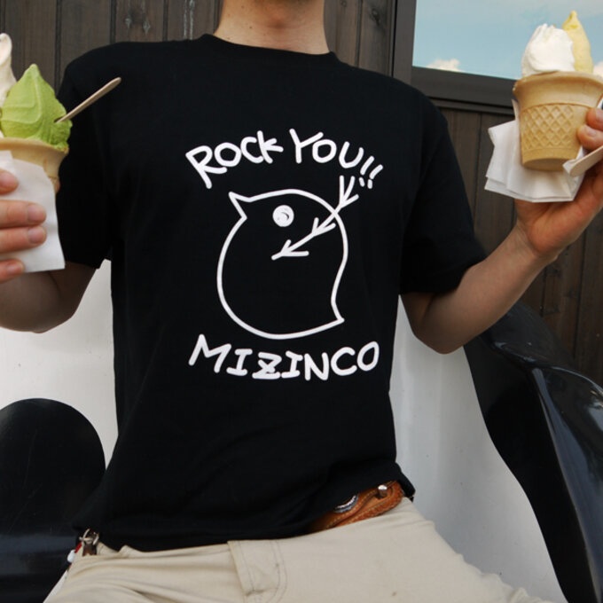 ROCK YOU!!　ミジンコちゃんTシャツ