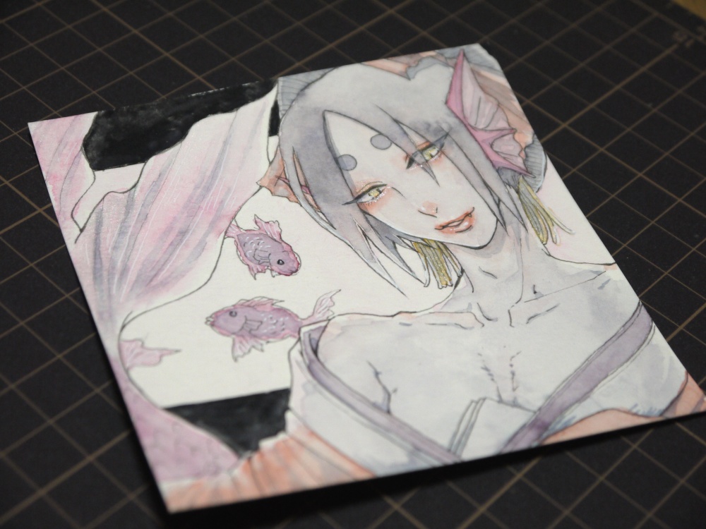 花魁人魚 ミニ原画