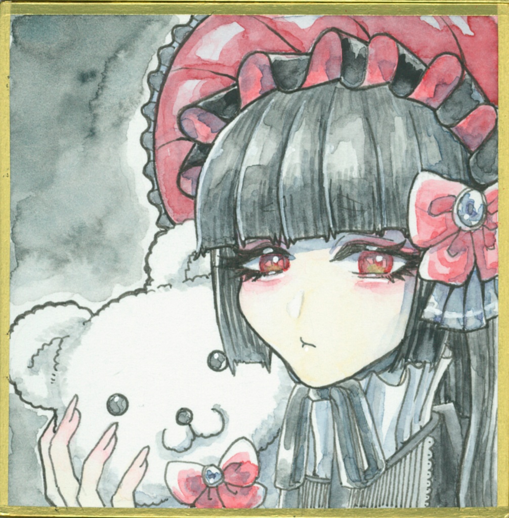 一次創作豆色紙原画