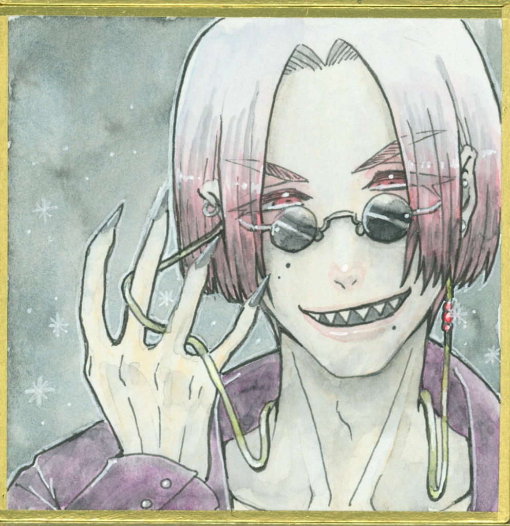 一次創作豆色紙原画