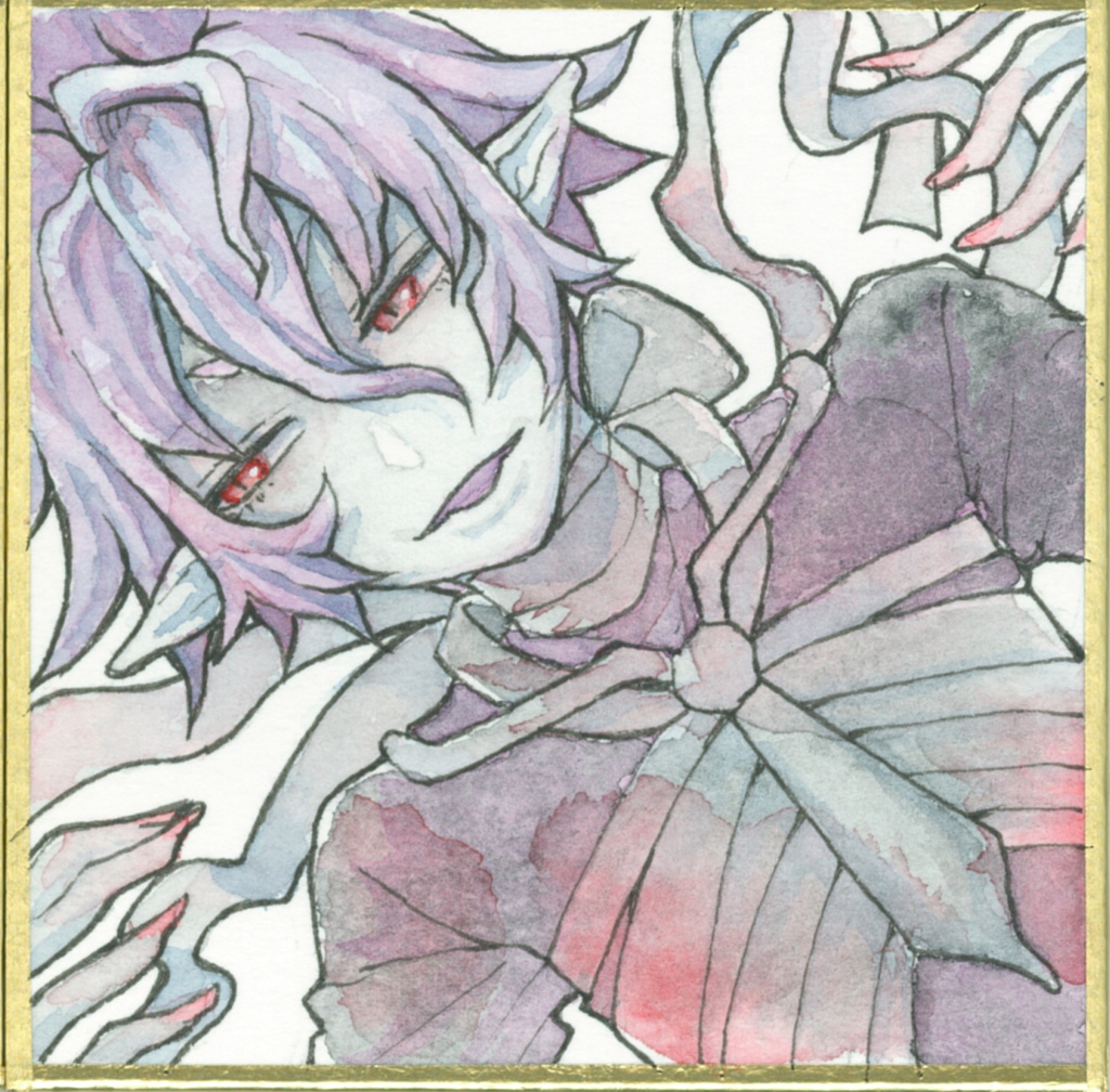 一次創作豆色紙原画