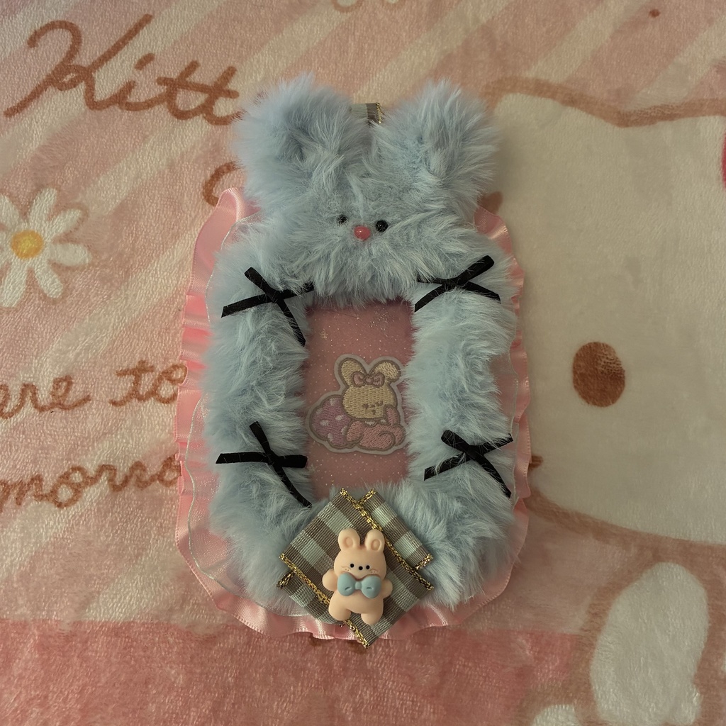 ふわもこカードケース うさぎ 【A7】