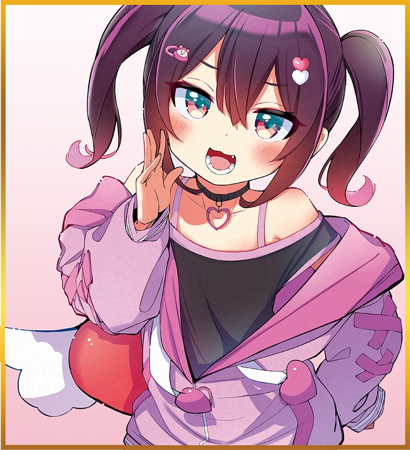 おにらぶ♡複製色紙(サイン、メッセージ可)