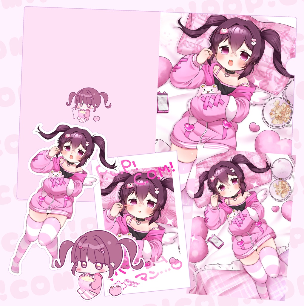 キャラネルポプコムマングッズセット