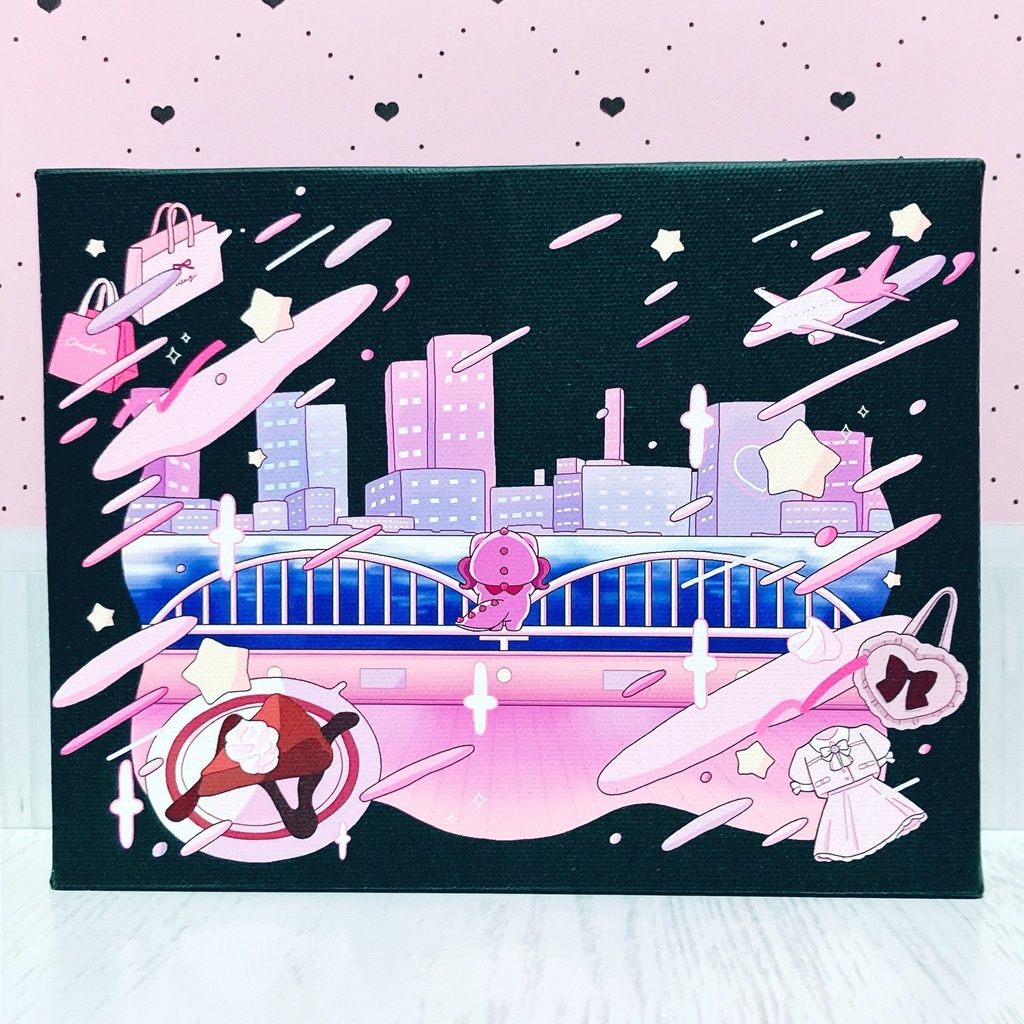 ちょこざうるす、なぜ泣いてるの? キャンバスアート