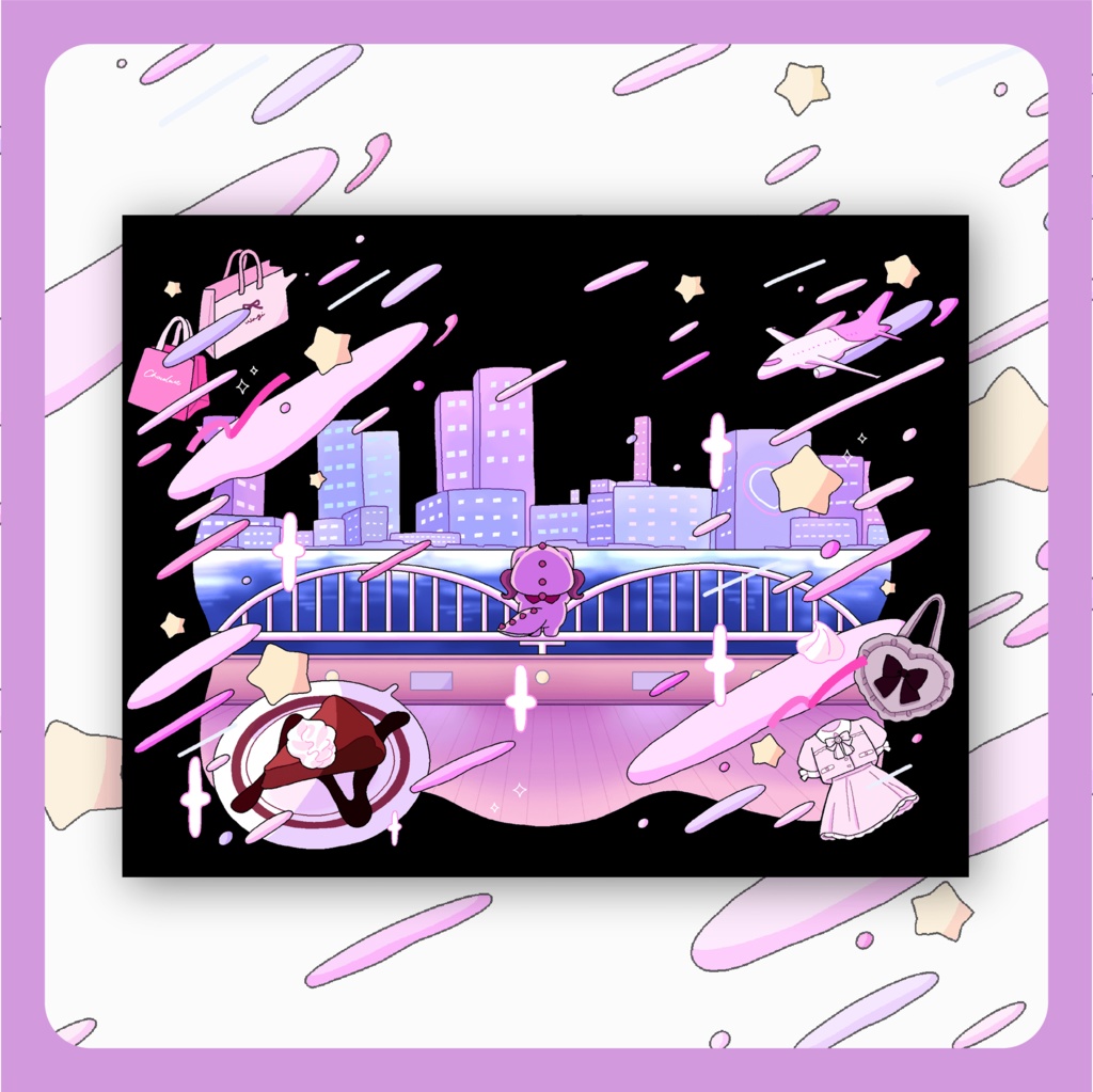 ちょこざうるす、なぜ泣いてるの？ キャンバスアート 