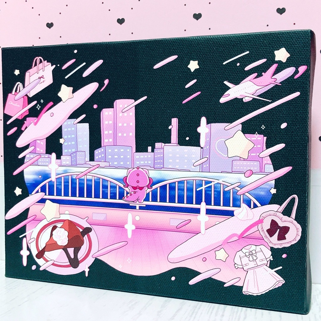 ちょこざうるす、なぜ泣いてるの? キャンバスアート